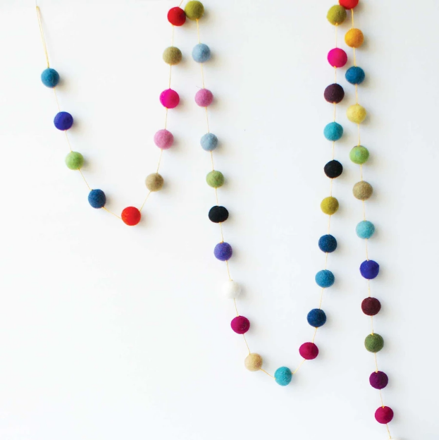 Hamro Village Fair Trade Felted Garlands