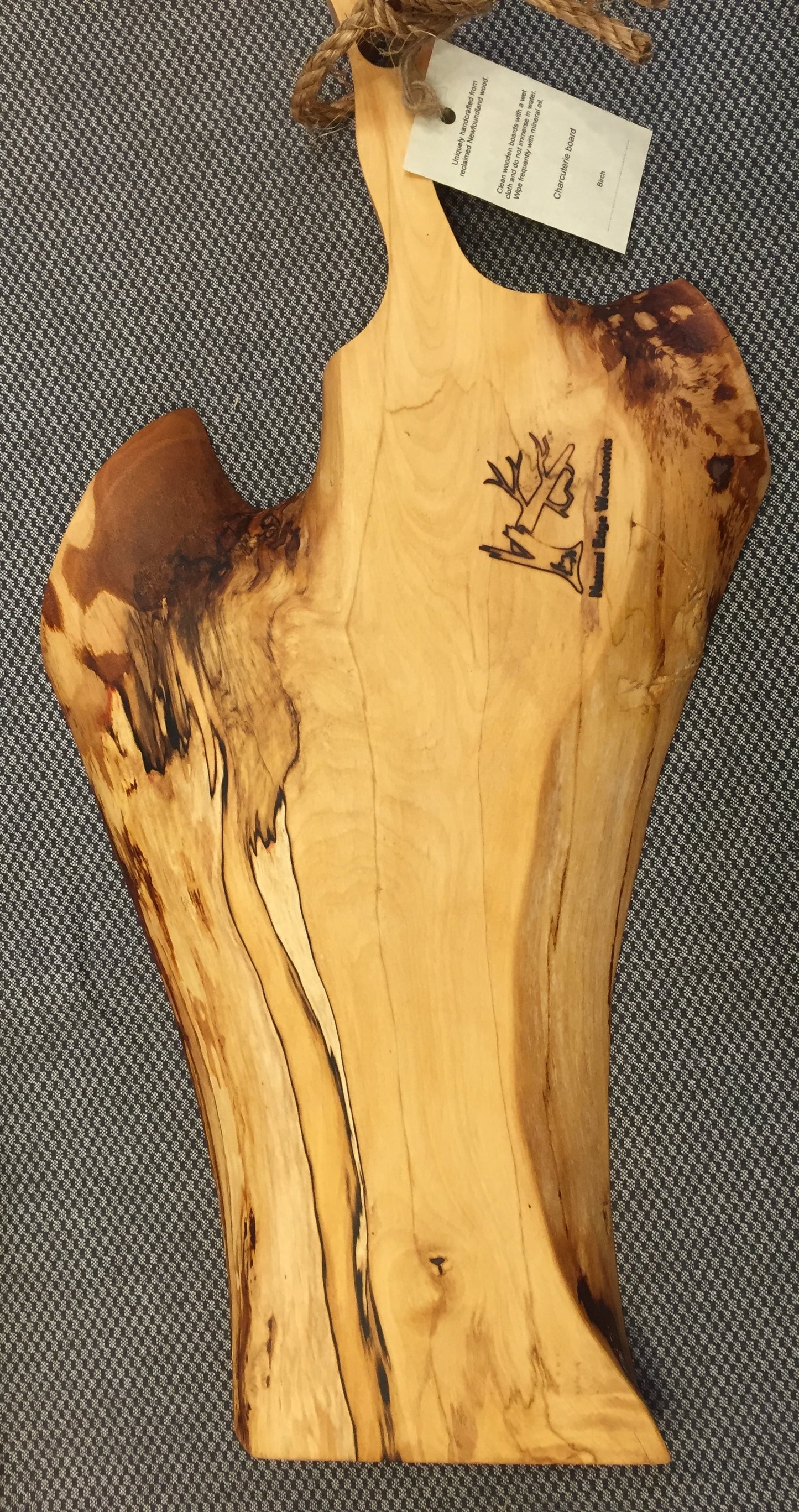 Natural Edge Serving Boards Made from Salvaged Newfoundland Wood