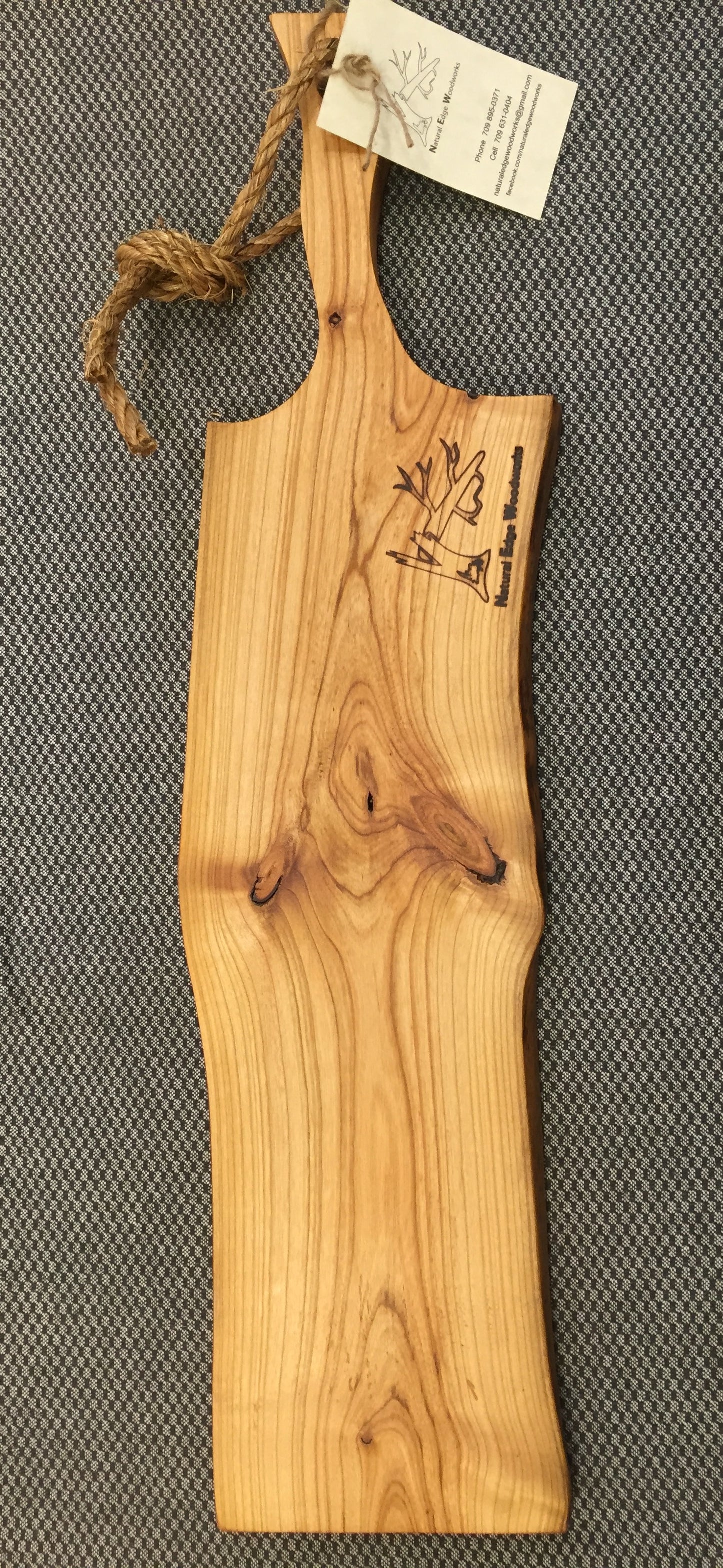 Natural Edge Serving Boards Made from Salvaged Newfoundland Wood