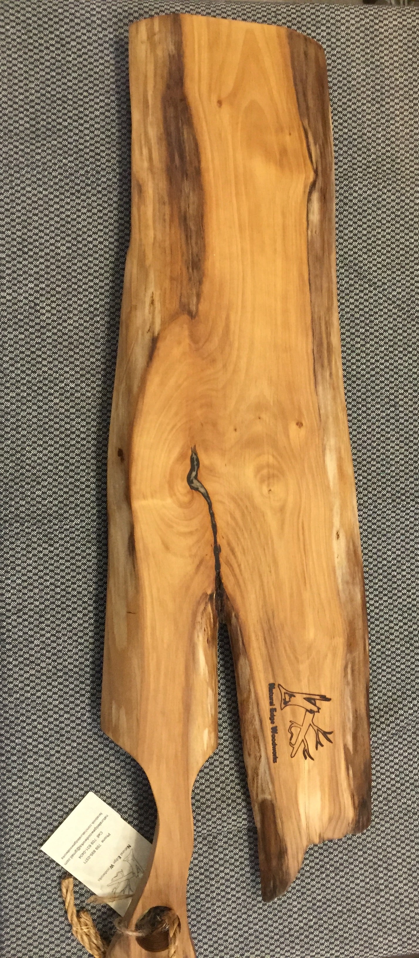Natural Edge Serving Boards Made from Salvaged Newfoundland Wood