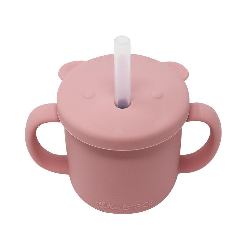 Grow With Me Silicone Bear Cup by Glitter & Spice