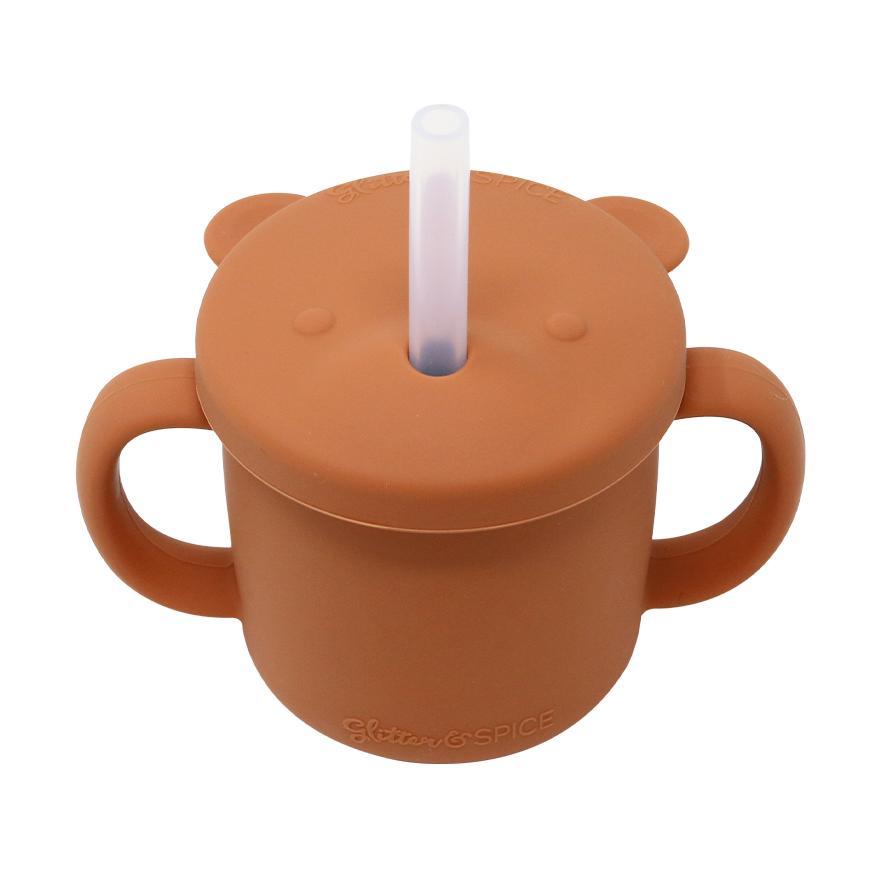Grow With Me Silicone Bear Cup by Glitter & Spice