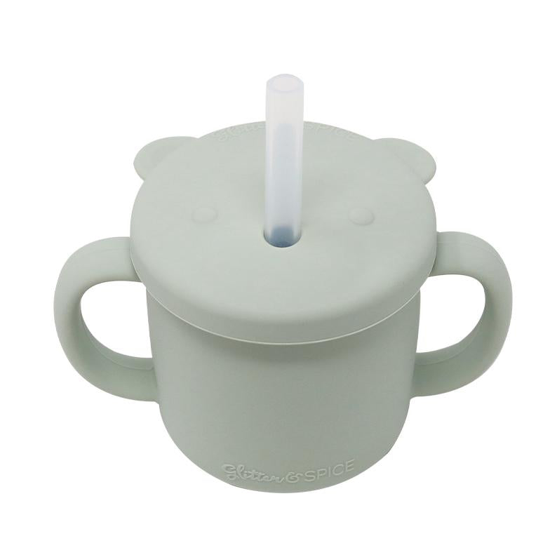 Grow With Me Silicone Bear Cup by Glitter & Spice