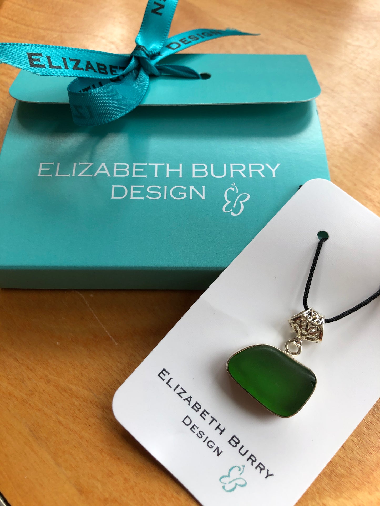 Sea Glass Pendants (Sterling Silver) from Elizabeth Burry Designs