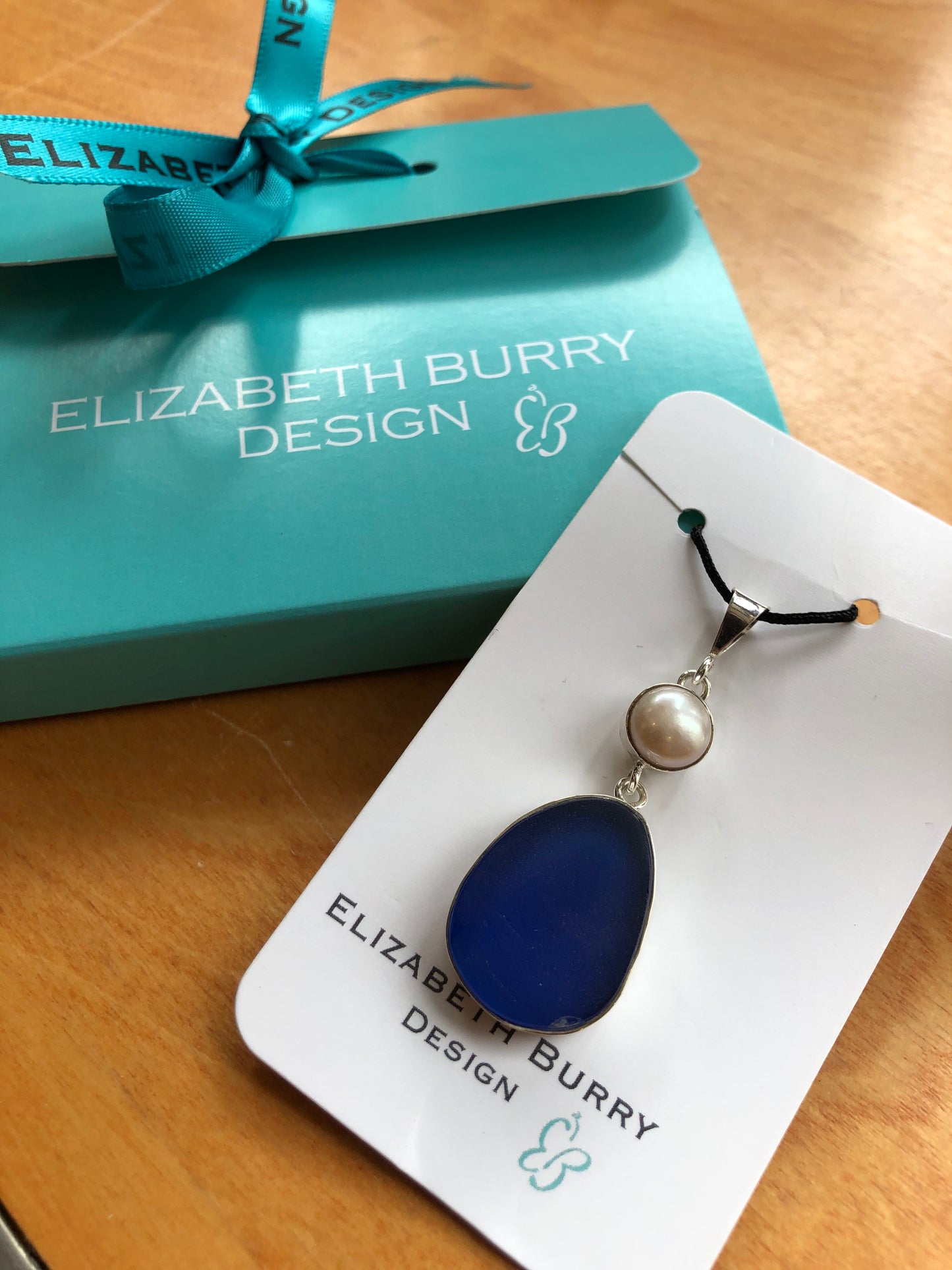 Sea Glass Pendants (Sterling Silver) from Elizabeth Burry Designs