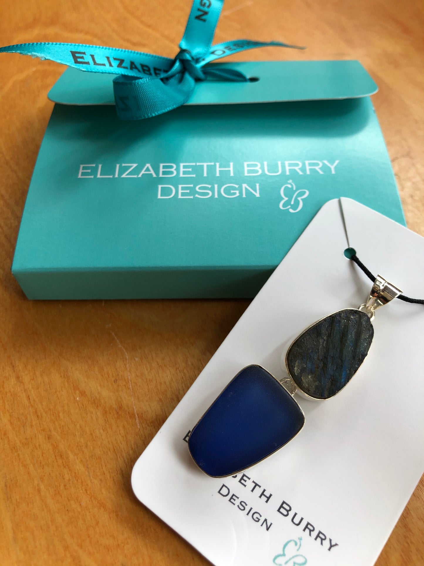 Sea Glass Pendants (Sterling Silver) from Elizabeth Burry Designs