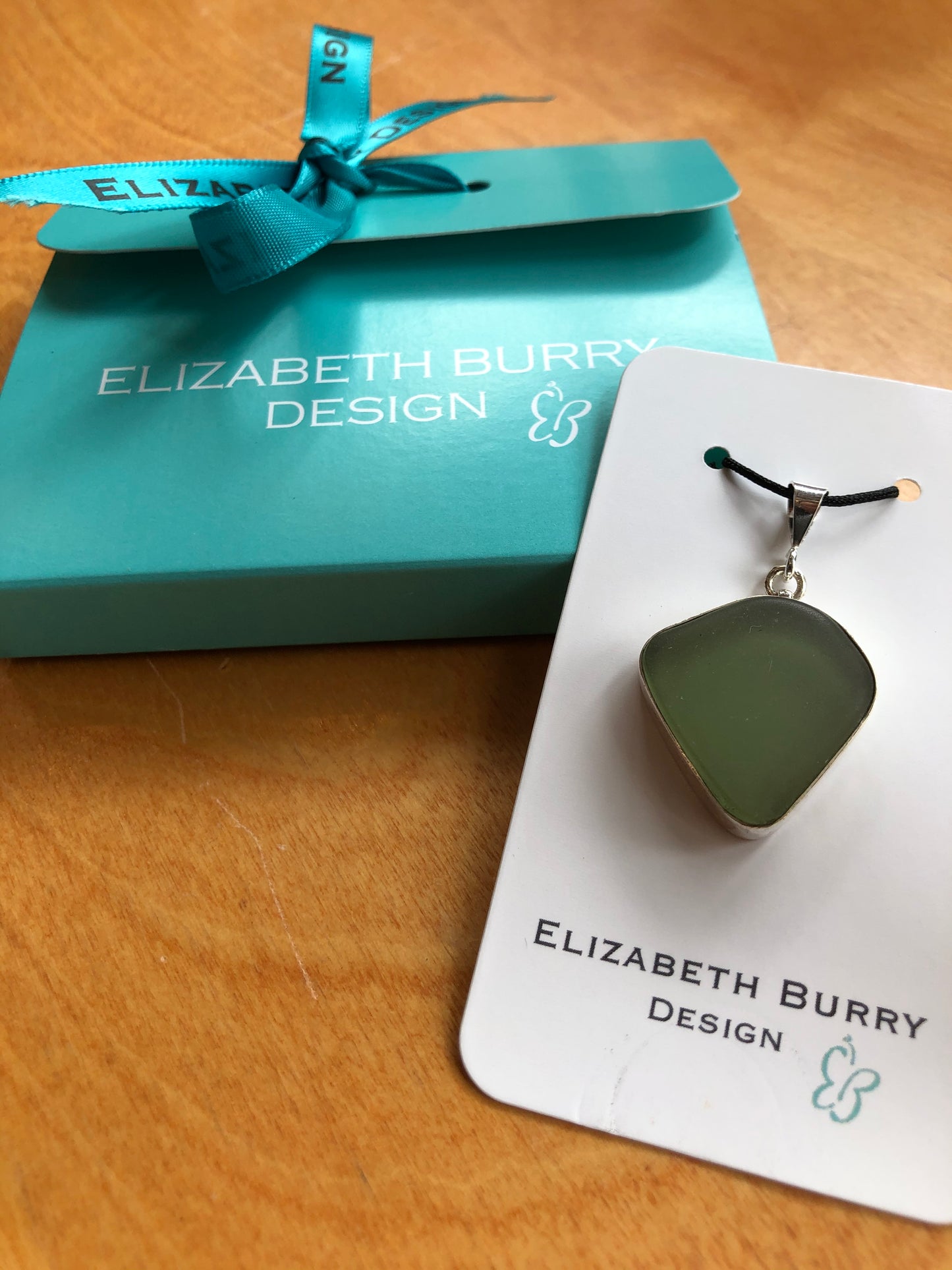 Sea Glass Pendants (Sterling Silver) from Elizabeth Burry Designs