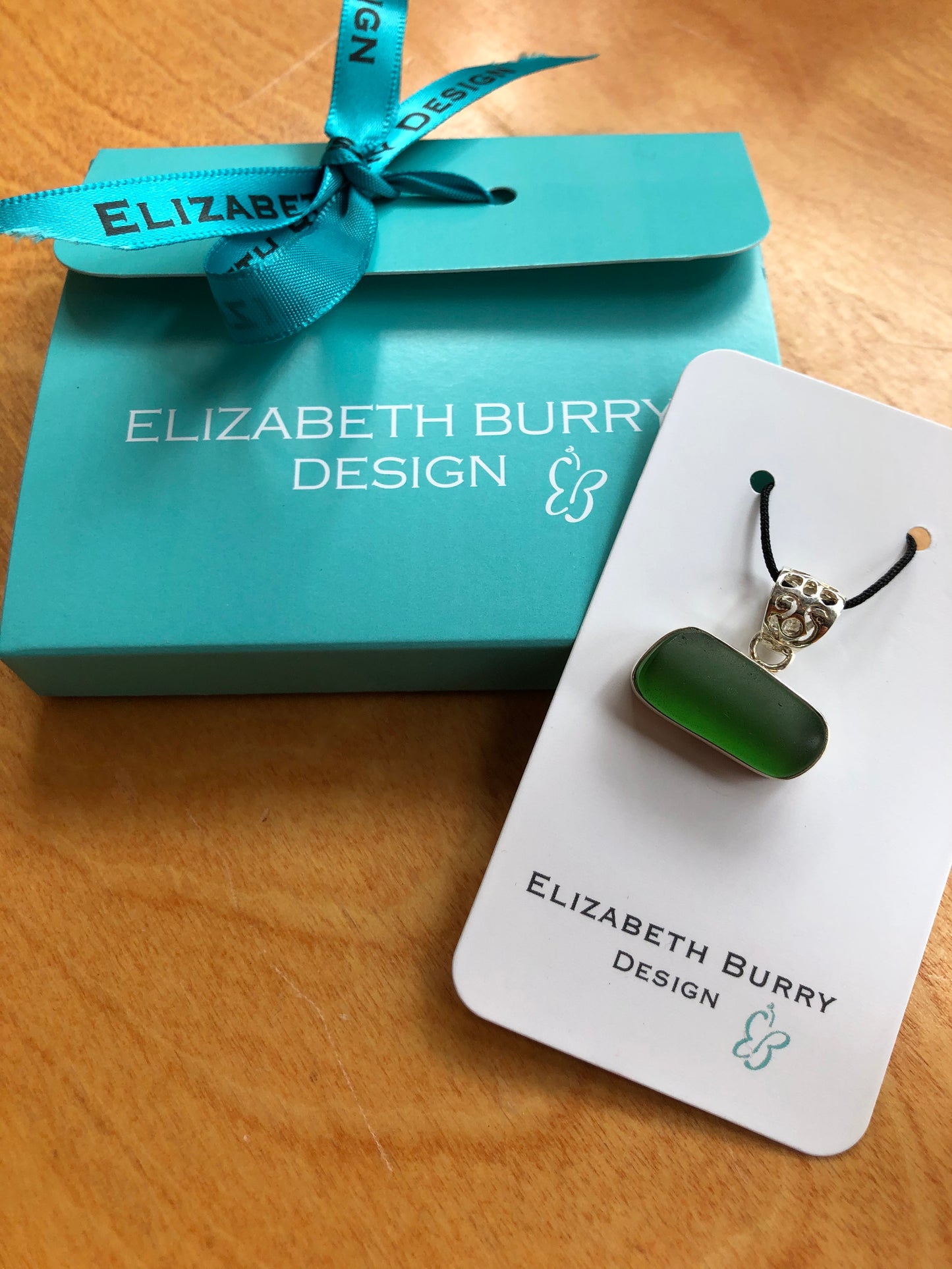 Sea Glass Pendants (Sterling Silver) from Elizabeth Burry Designs