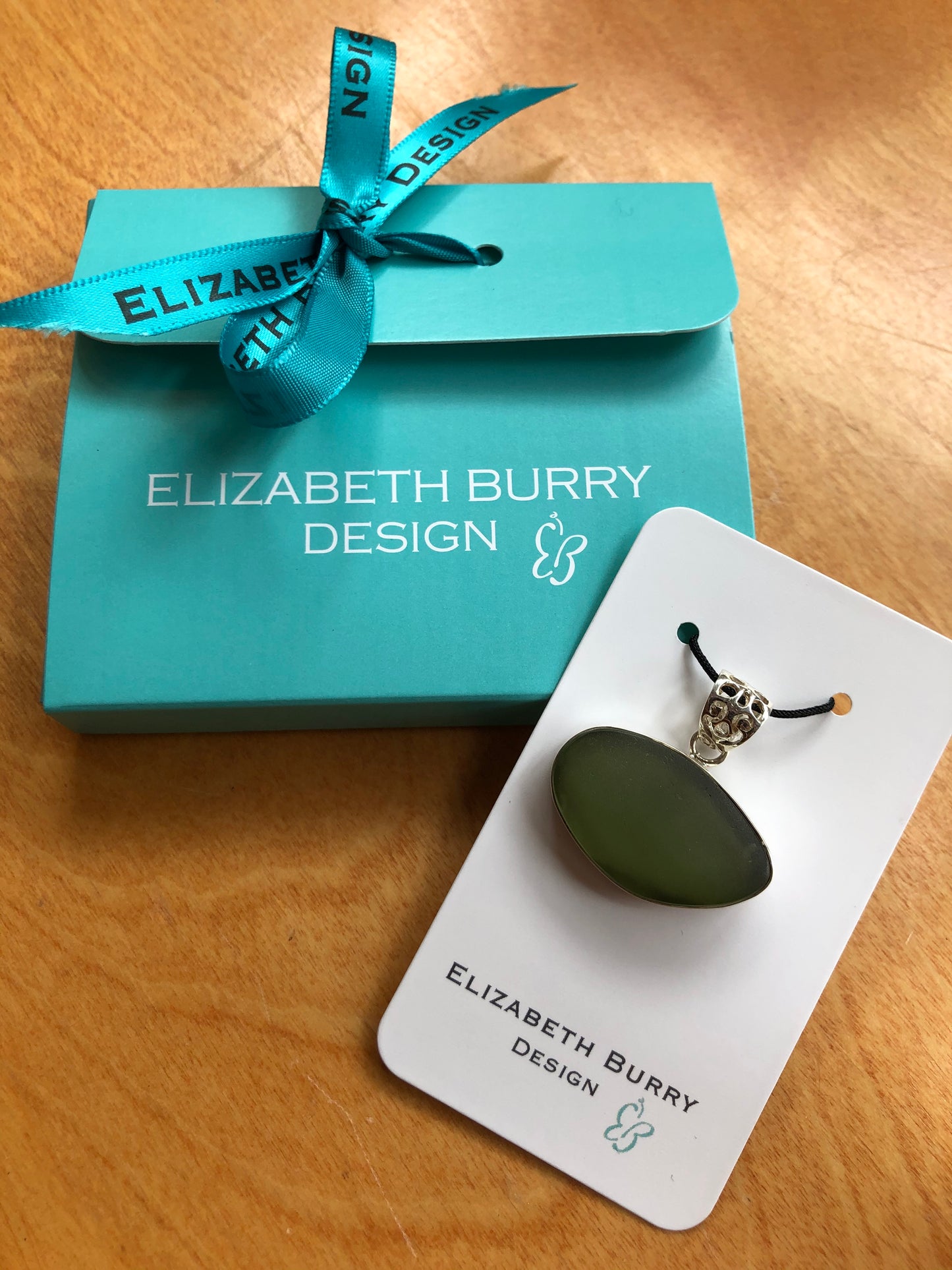 Sea Glass Pendants (Sterling Silver) from Elizabeth Burry Designs
