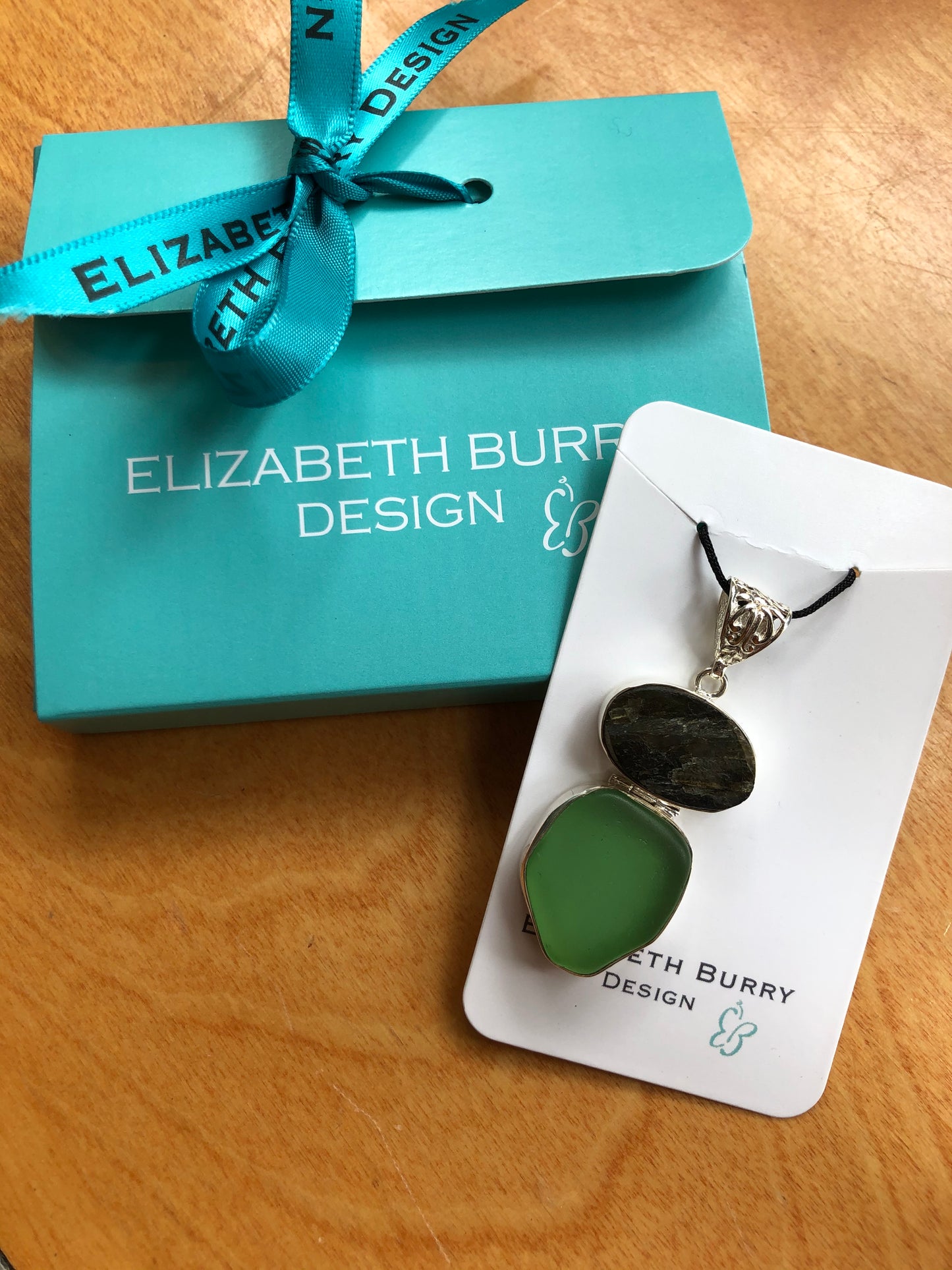 Sea Glass Pendants (Sterling Silver) from Elizabeth Burry Designs