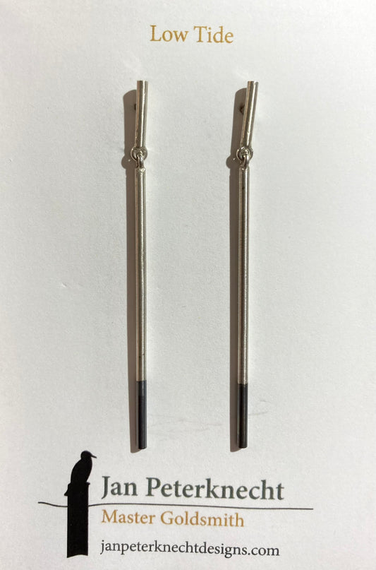 Jan Peterknecht Designs - Tide Sterling Silver Stud Earrings