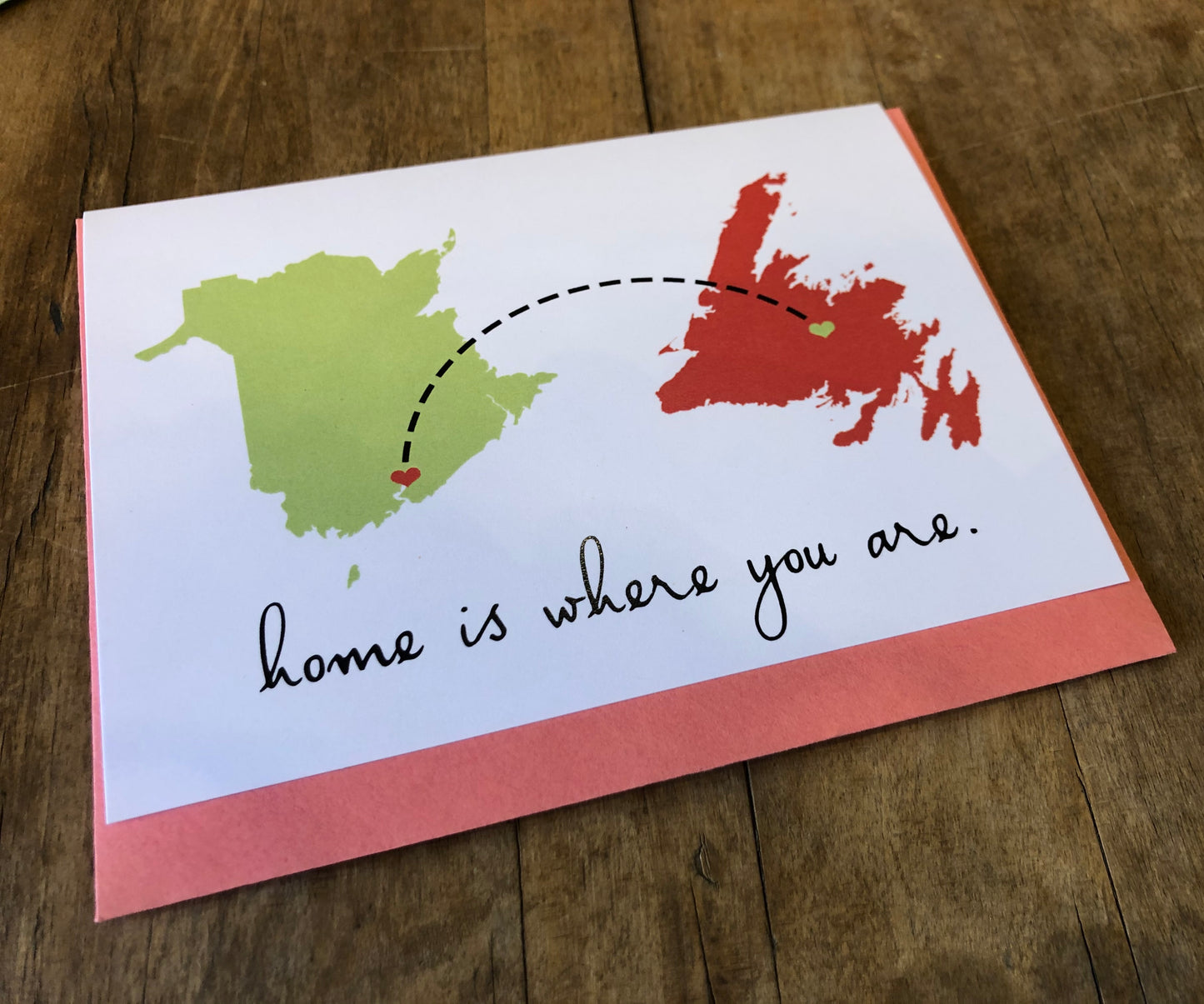 Home Is Where You Are Greeting Cards by Halifax Paper Hearts