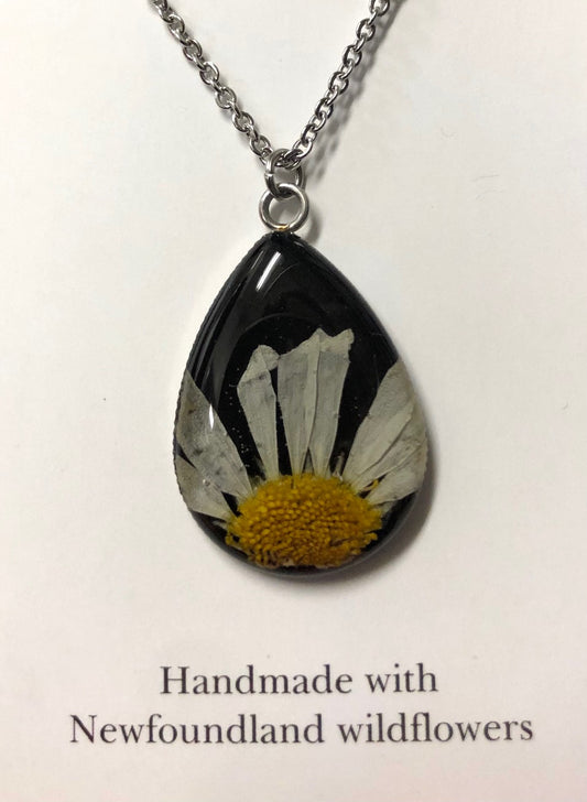 Velvet Snow - Teardrop Pendant Necklaces