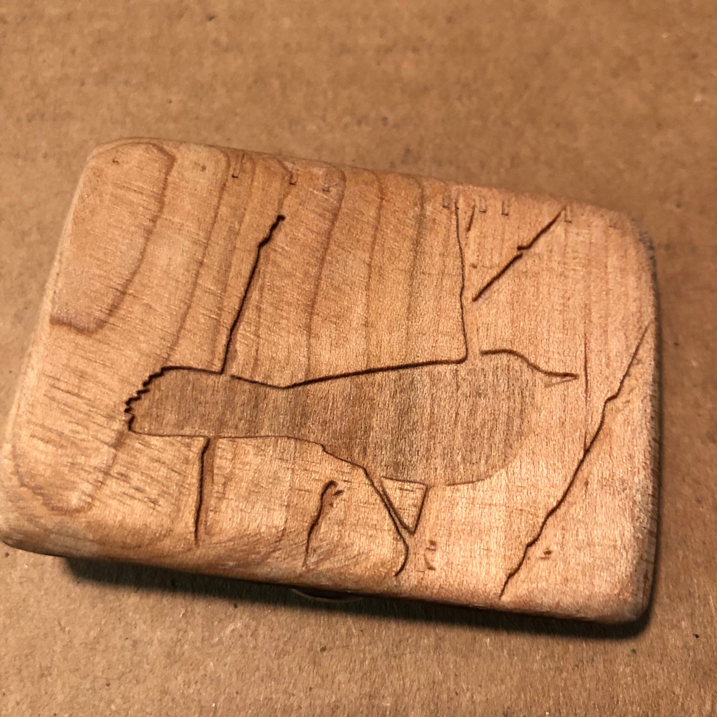 Wooden Belt Buckle