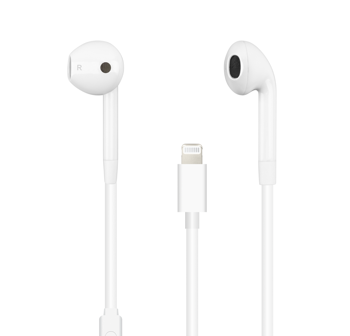 LOGii Classic Jolt Earbud Headphones Lightning Adapter