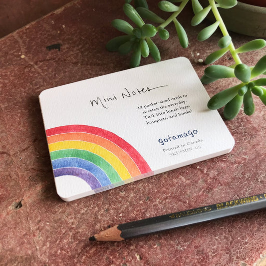 Rainbow Mini Note Set by Gotamago