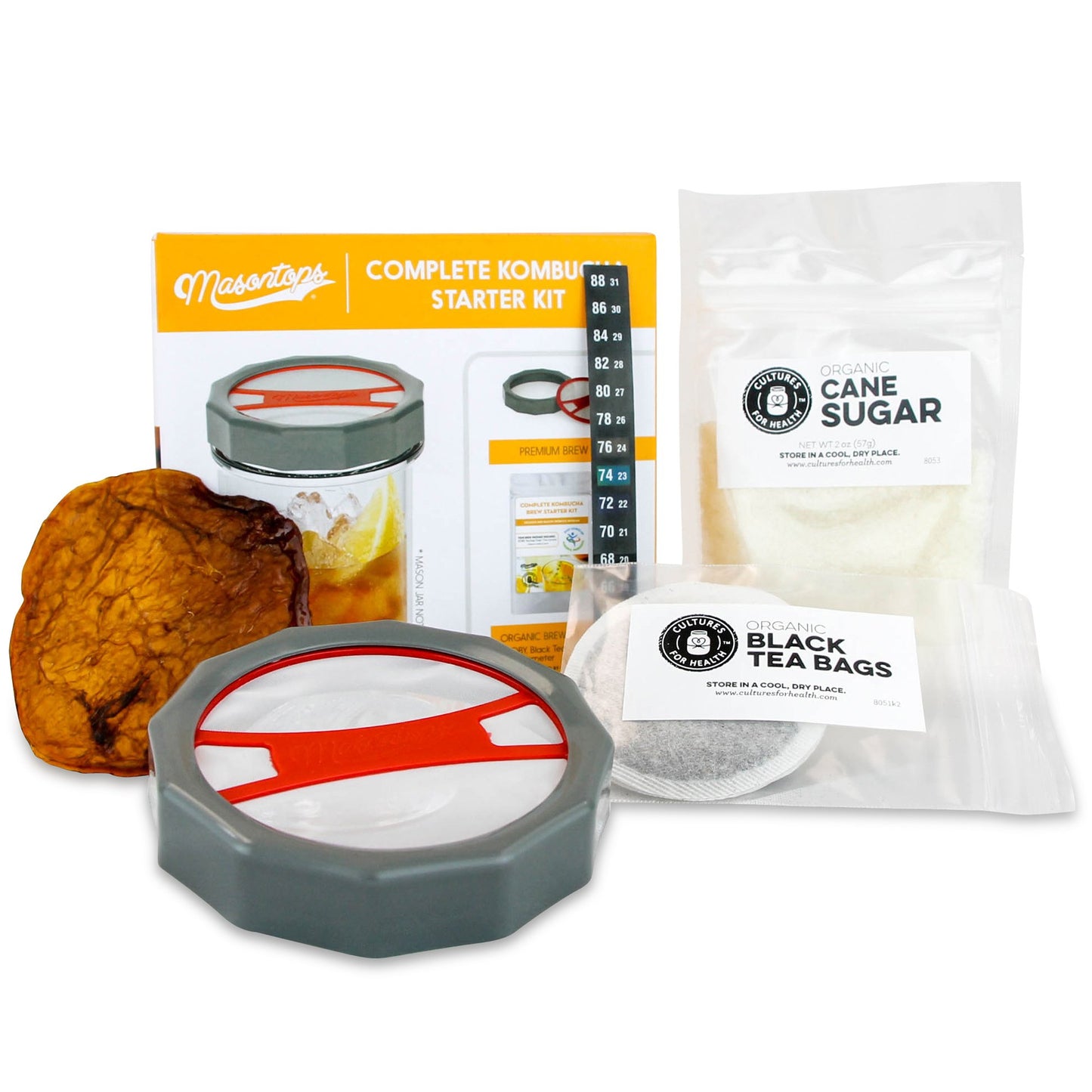 Masontops Kombucha Starter Kit