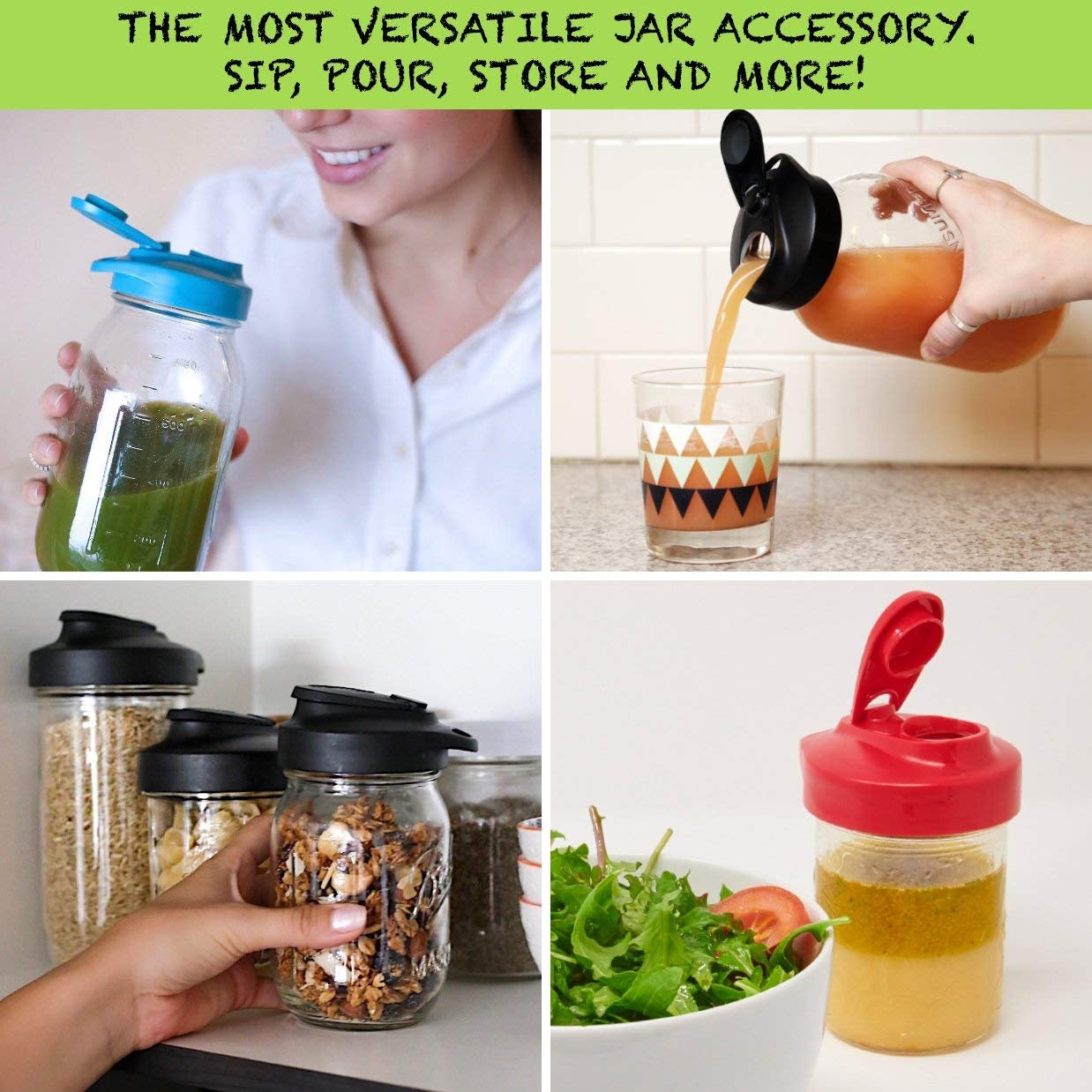 Masontops Multitops Flip Cap Lids