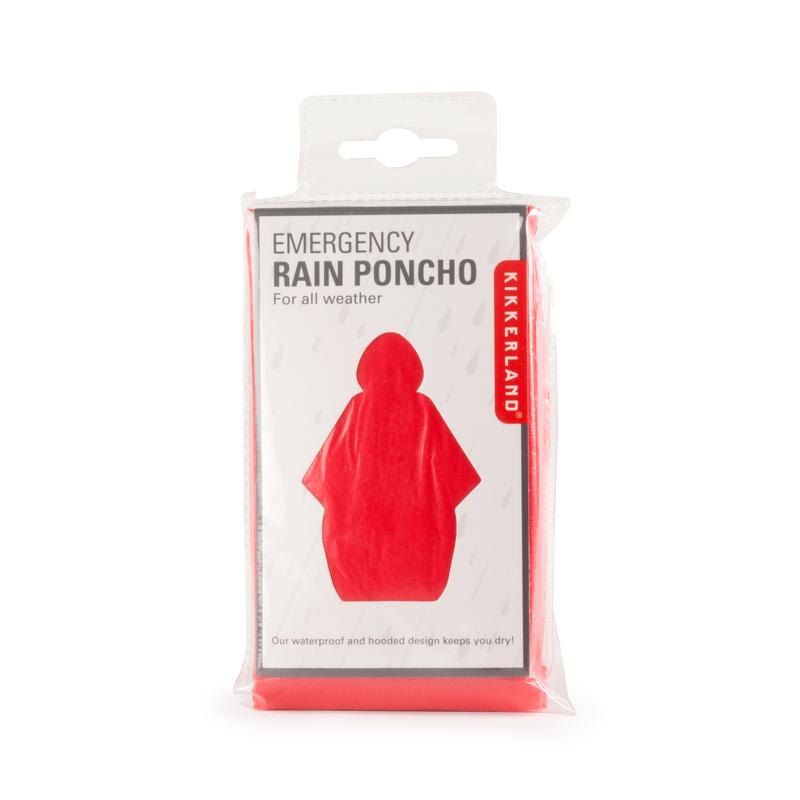 Kikkerland Emergency Rain Poncho