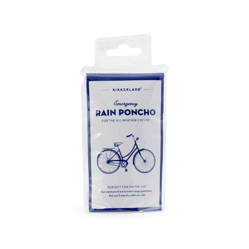 Kikkerland Emergency Rain Poncho