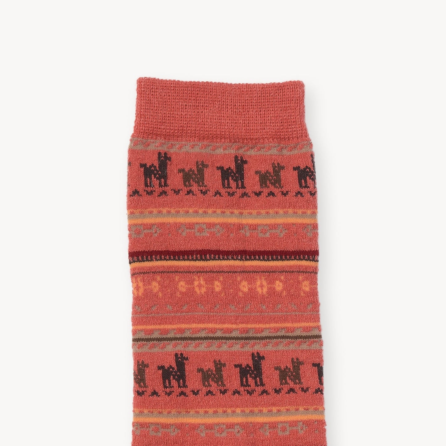 Pokoloko Alpaca Print Socks