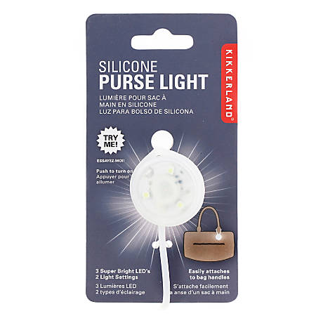 Kikkerland Silicone Purse Light