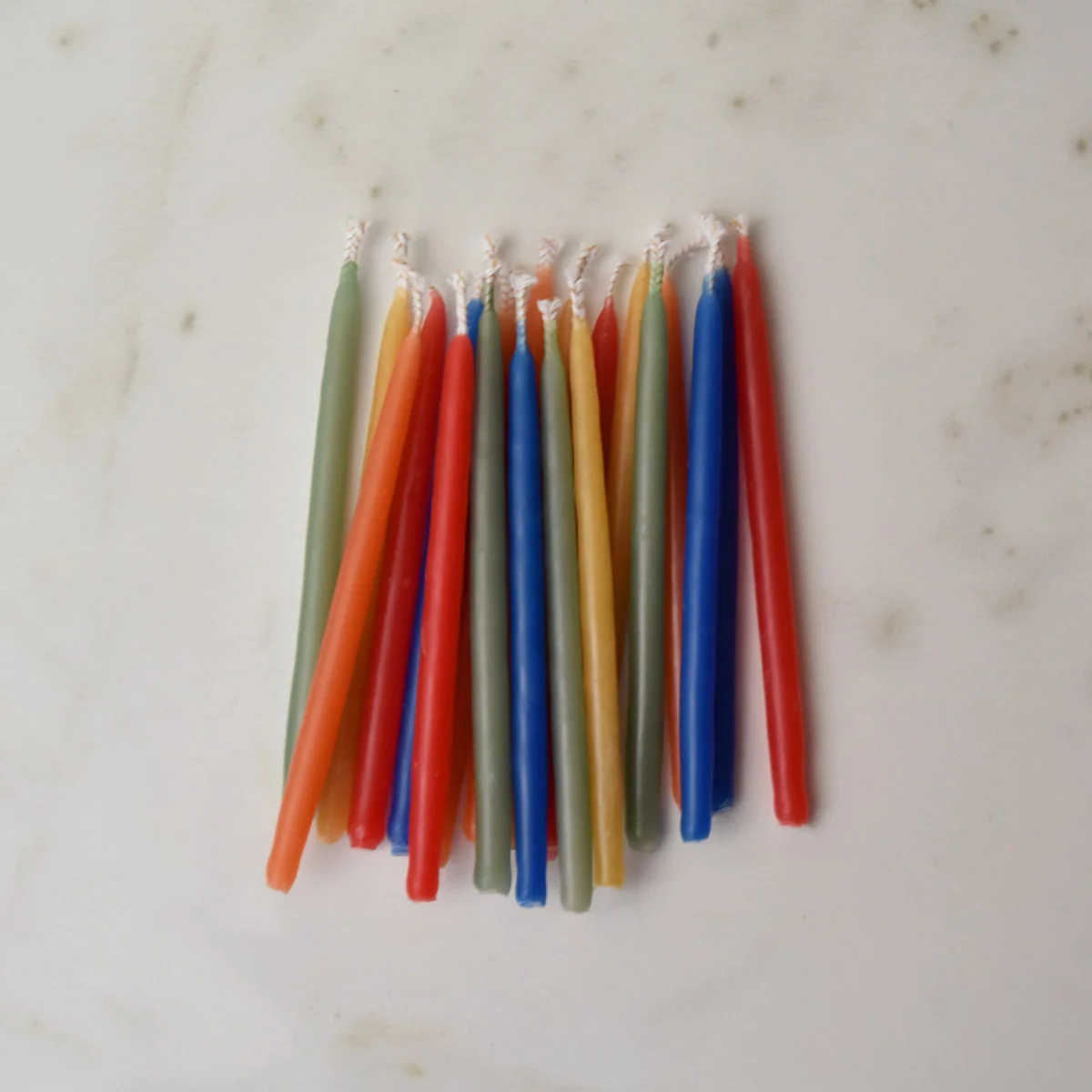 Honey Candles Beeswax Birthday Candles - Pack of 20