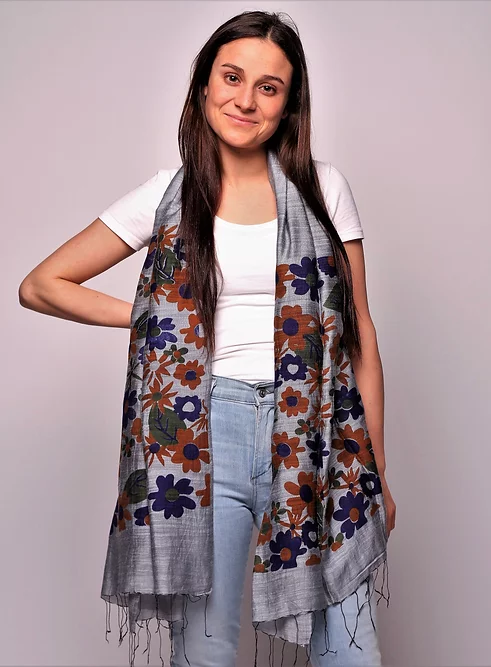 Marigold Collective Eco Silk Scarves