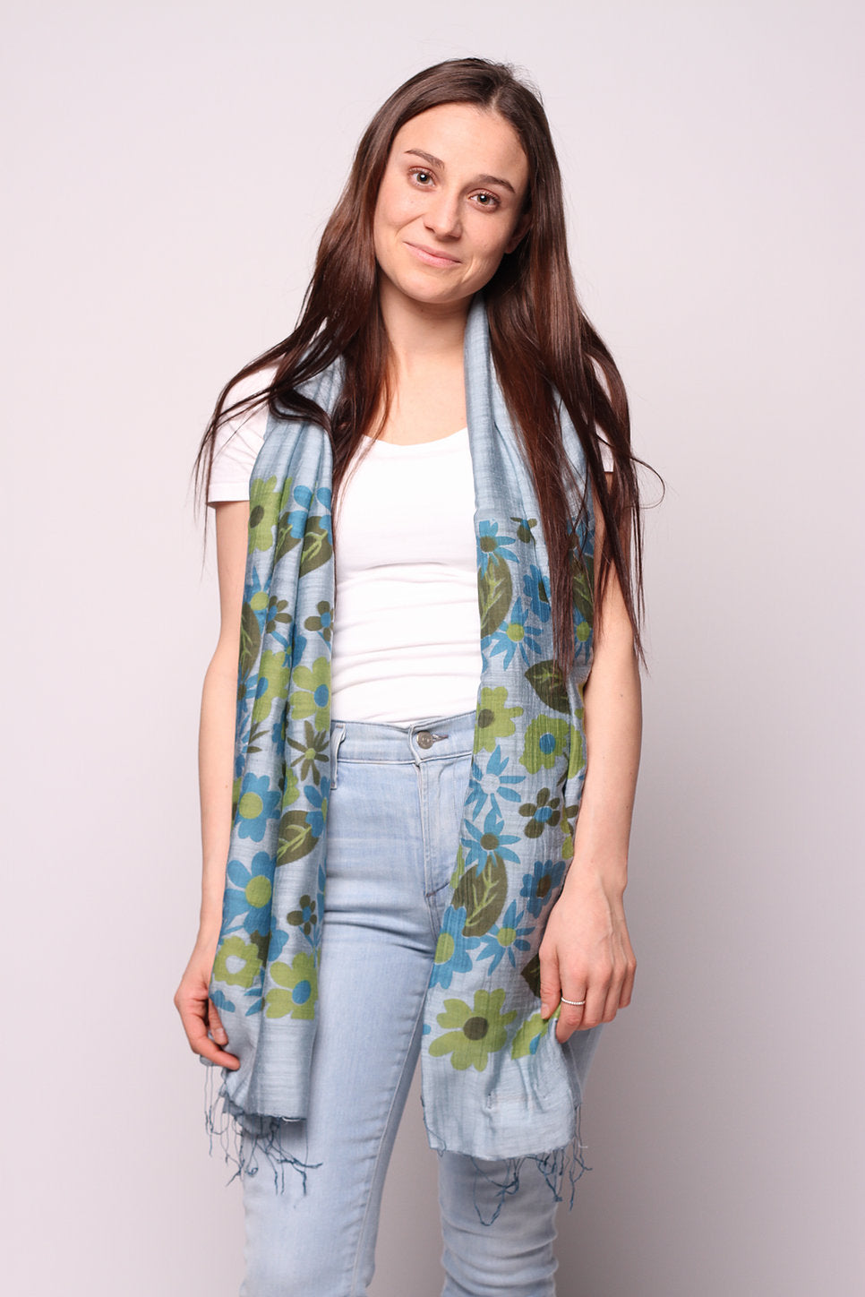 Marigold Collective Eco Silk Scarves