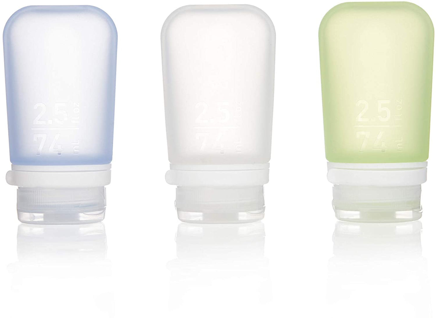 HumanGear GoToob+ Silicone Bottles 3 Pack