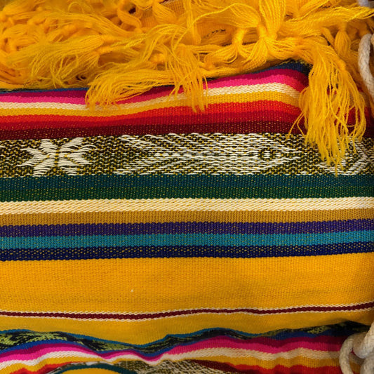 Tresart Cache Double Hammock with Wood Hanger (Fair Trade Made)