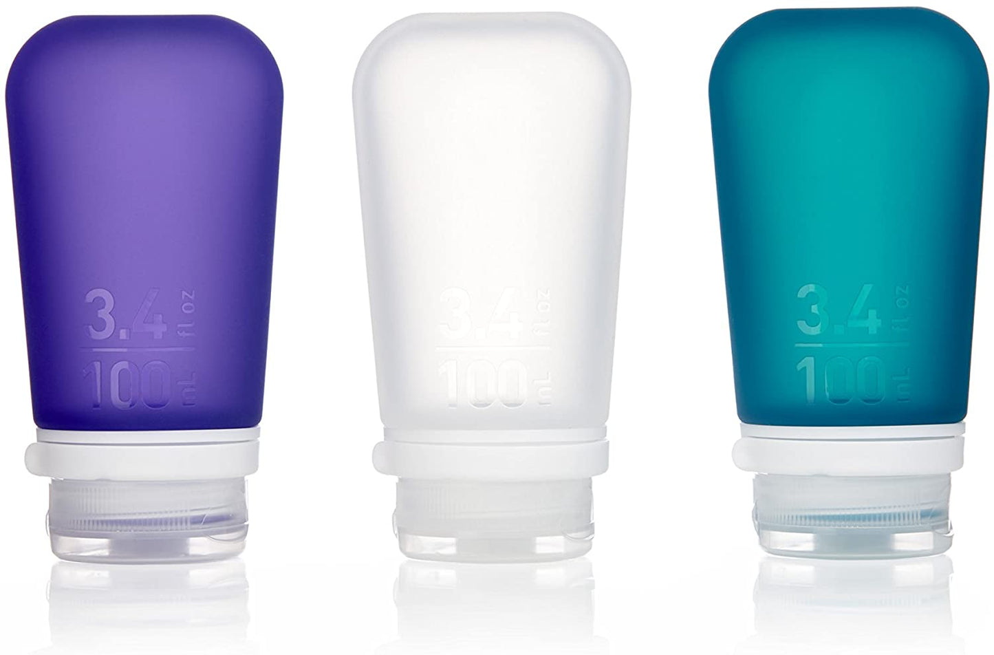 HumanGear GoToob+ Silicone Bottles 3 Pack