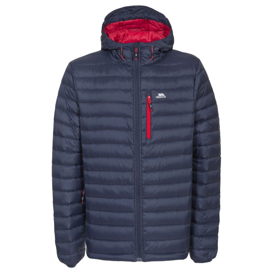 Trespass Men's Hooded Down Packaway Jacket