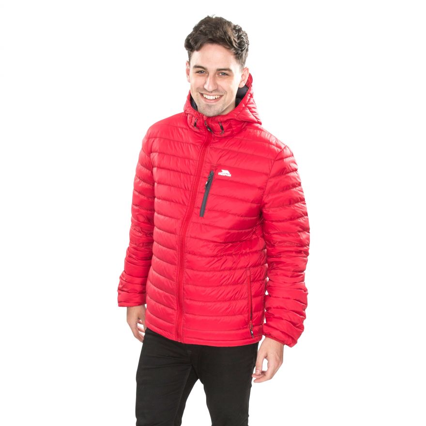 Trespass Men's Hooded Down Packaway Jacket