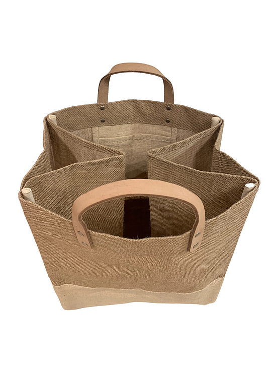 Marigold Collective Jute Picnic Tote