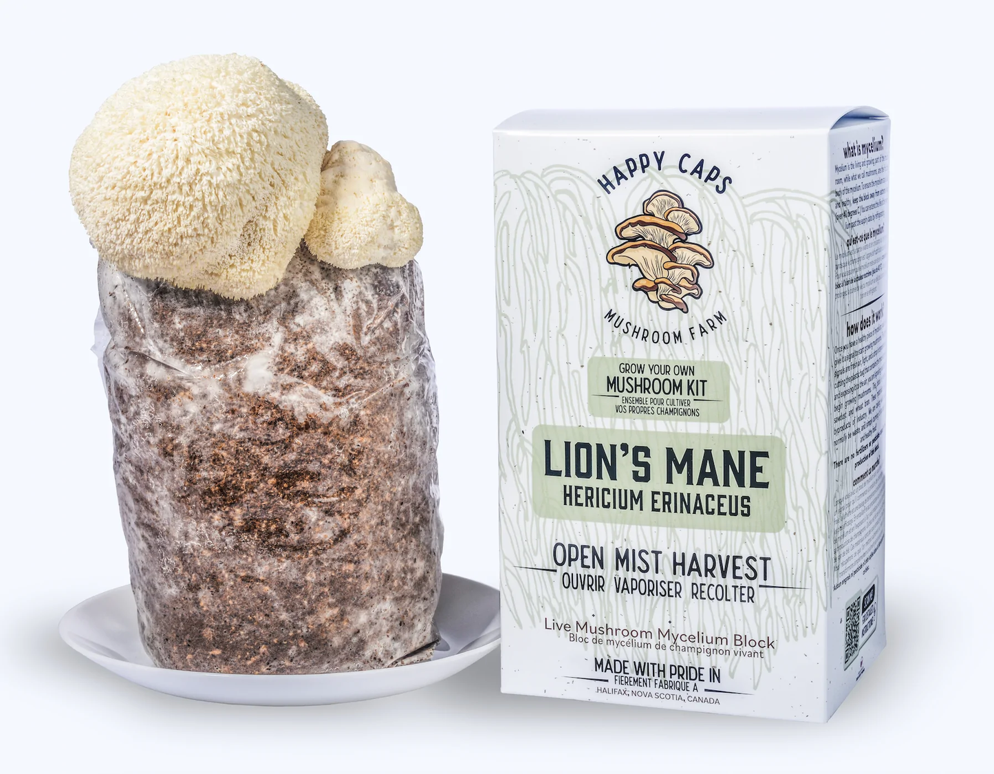 Happy Caps Grow Your Own Mushroom Kit