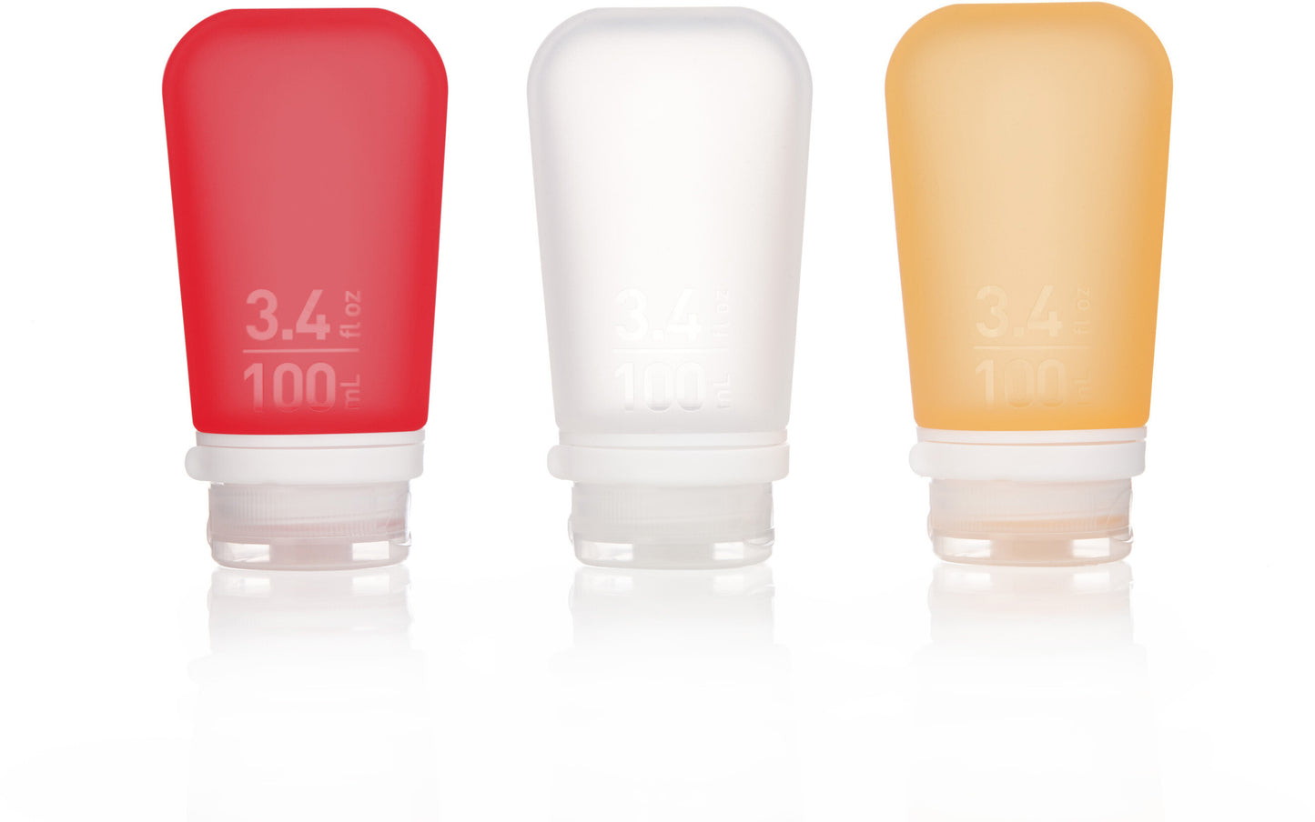 HumanGear GoToob+ Silicone Bottles 3 Pack