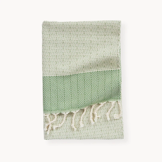 Pokoloko Lined Diamond Turkish Hand Towel