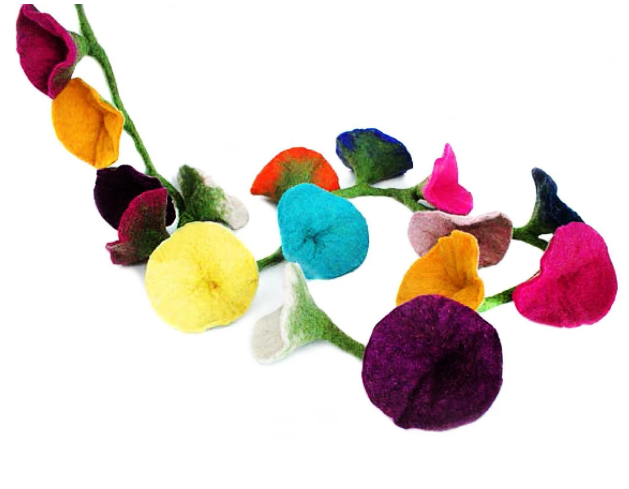 Hamro Village Fair Trade Felted Garlands