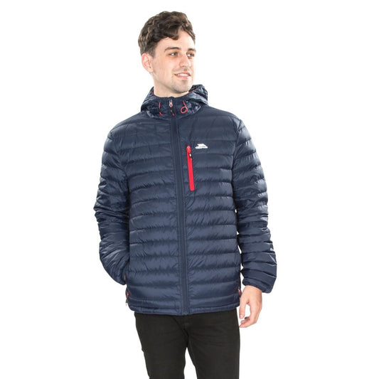Trespass Men's Hooded Down Packaway Jacket