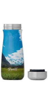 Swell, Dining, 3pc Swell Mira Water Bottles Metal Thermos Blue Green  White Bundle Set
