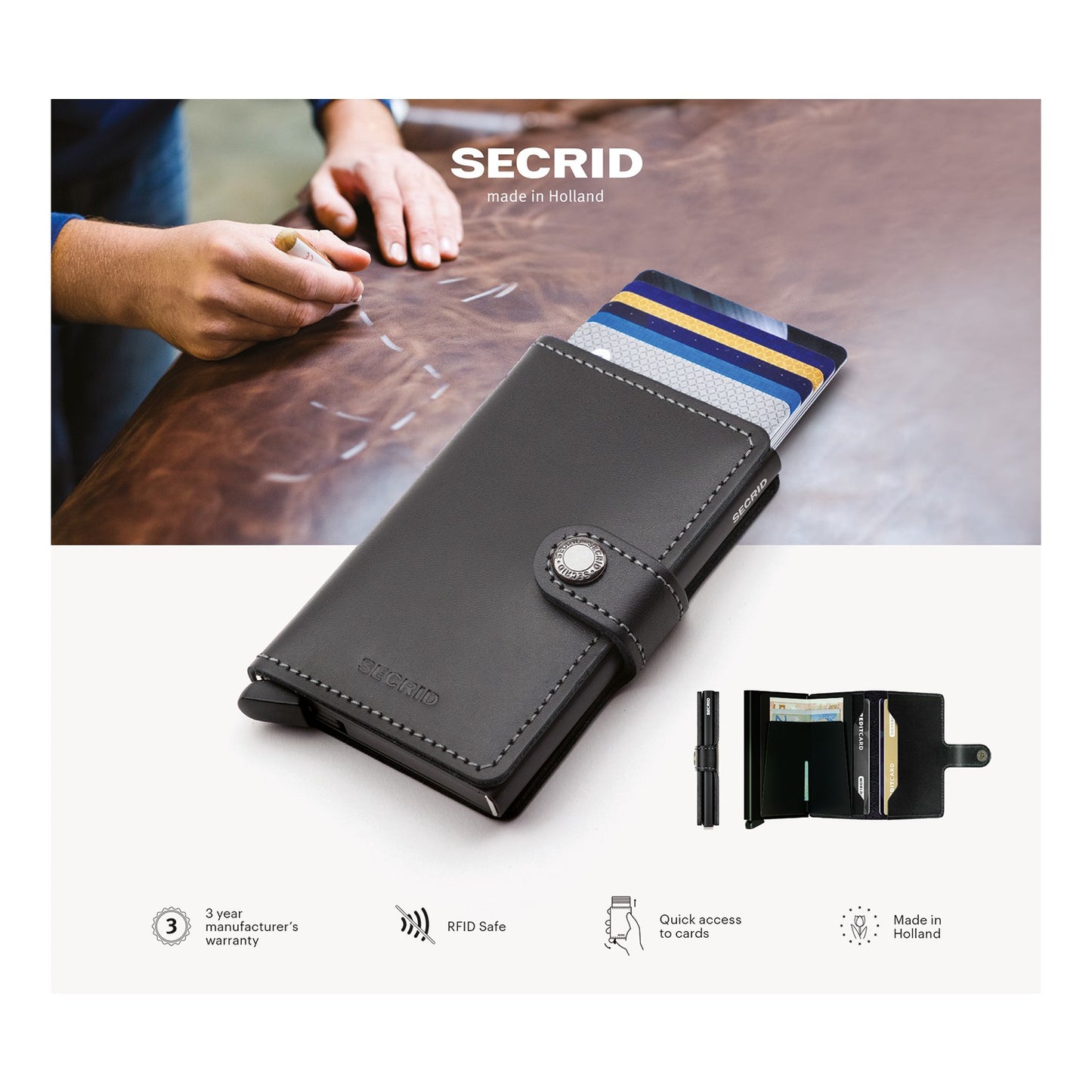 Secrid RFID Leather Miniwallet