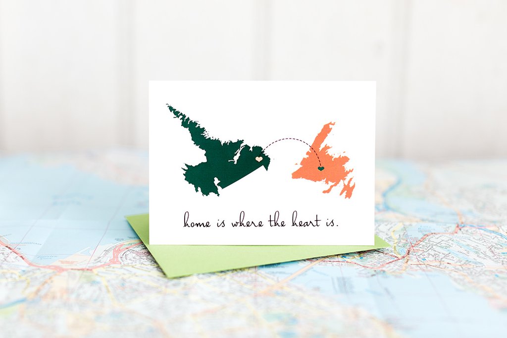 Home Is Where You Are Greeting Cards by Halifax Paper Hearts