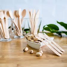 Ola Bamboo Biodegradable Disposable Wooden Utensils