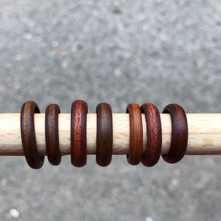 Handmade Wooden Rings