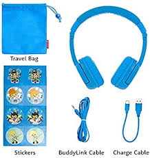BuddyPhones Play+ Kids' Wireless Bluetooth Headphones