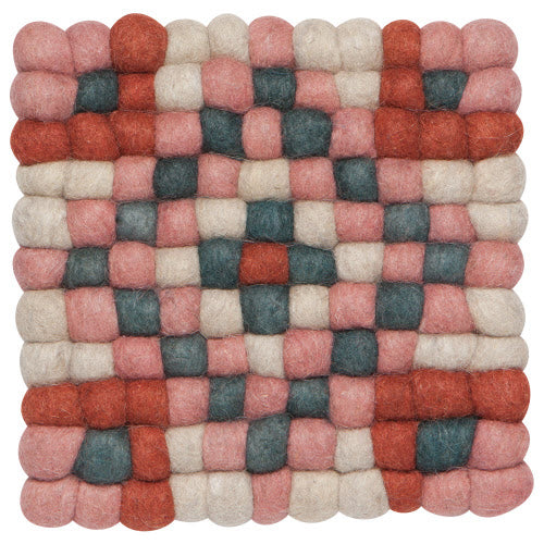 Recycled Felt Trivet by Danica