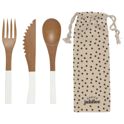 Danica Bamboo On-The-Go Cutlery