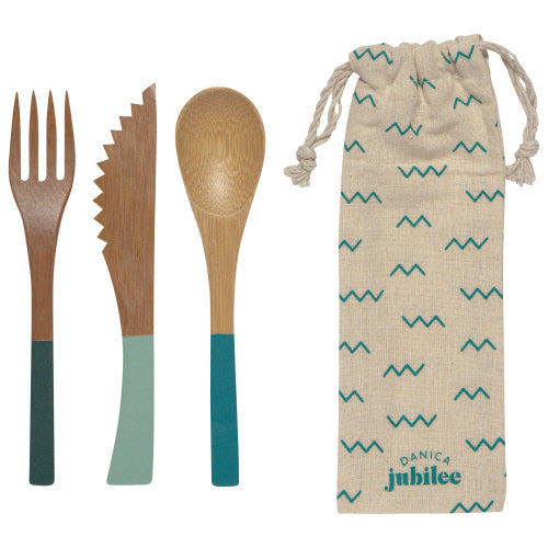 Danica Bamboo On-The-Go Cutlery