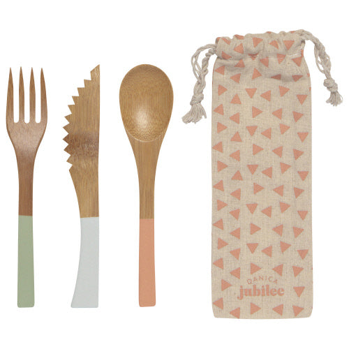 Danica Bamboo On-The-Go Cutlery